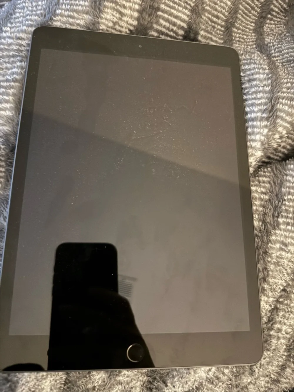 Apple iPad Tablet - Black Front with Colorful Display